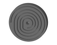 Annular groove graphite disc